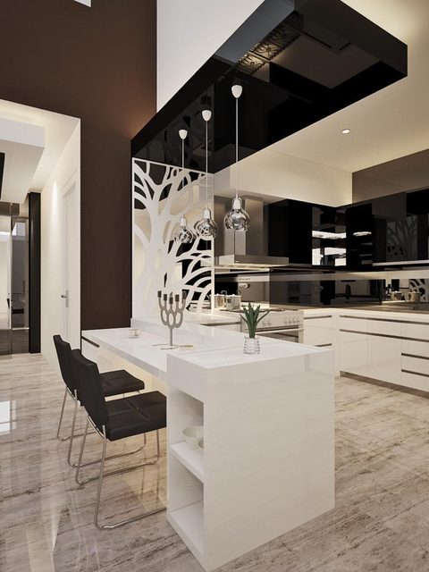 Apartemen Gold Coast PIK — custom furniture & interior oleh Logica.Space